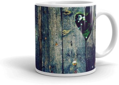 MUGKIN Modern Art Printed 02 Ceramic Coffee Mug(350 ml)