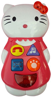 

Happiesta Hello Kitty Phone Toy with Flashing Lights and Music(Multicolor)
