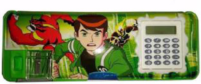 

IndusBay Ben10 Cartoon Theme Art Plastic Pencil Box(Set of 1, Green)