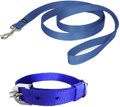 Furious3D Dog Collar & Leash(, Blue
