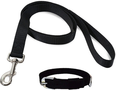 Furious3D Dog Collar & Leash(, Black