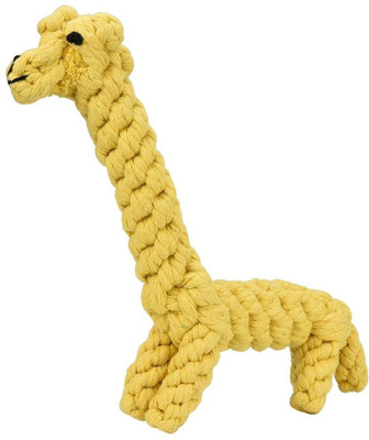 

Sri High Quality Puppy Chew Cotton Rope Toy Training Toy for Teething (Giraffe) Cotton Chew Toy For Dog & Cat