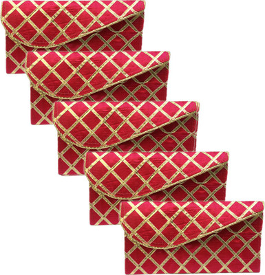 

Shubh Shagun Wedding Birthday Anniversary Money Pouch(Red)