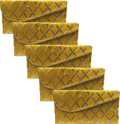 

Shubh Shagun Wedding Birthday Anniversary Money Pouch(Yellow)