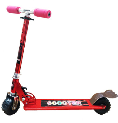 

Emob Foldable Self balancing Two Wheel Push Scooter for Kids with Adjustable Height and Fenders Braking System Two Wheel Scooter Scooter(Red)