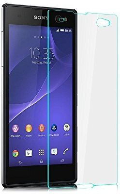 MOBIVIILE Tempered Glass Guard for Sony Xperia C3 / Sony Xperia C3 Dual SIM(Pack of 1)