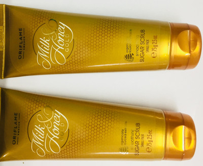Oriflame Sweden MILK & HONEY SUGAR SCRUB SMALL PACK (75) PACK 2 Scrub(150 ml)