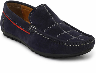 

Levanse Suede leather casual loafers Loafers For Men(Blue