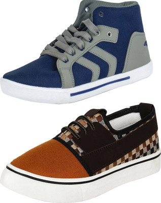 

CAMFOOT Combo-(2)-784-114 Casuals For Men(Multicolor