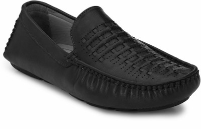 

Levanse Leather casual loafers Loafers For Men(Black