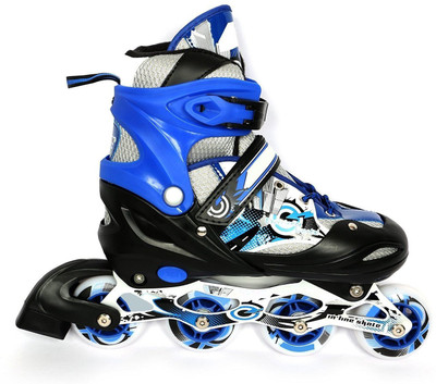 

Krazy Fitness Sterling PRO Adjustable In-line Skates - Size 4-6 UK(Multicolor)
