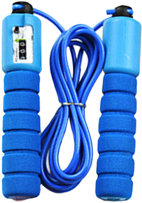 

GOCART High quality Skipping Rope With Counter Anti Slip Rubber Grip & Adjustable Length Jump Skipping Rope In Blue Color Freestyle Skipping Rope(Blue, Length: 2.8 inch)