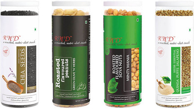 

RnD Combo Set Premium - Green Olive and Herbs, Mint, Jalapeno (Pack of 4)(485 g, Pack of 4)