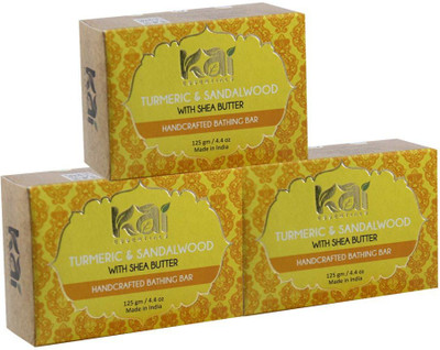 

Kai Essentials Turmeric & Sandalwood(375 g, Pack of 3)