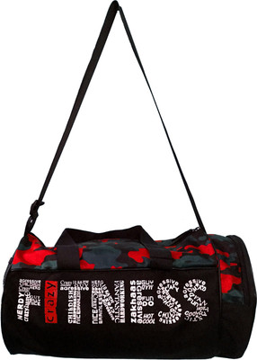 

Vinto CAMOUFLAGE DESIGN BLACK ORANGE FITNESS STYLE GYM BAG GYM BAG(Orange, Kit Bag, Multicolor