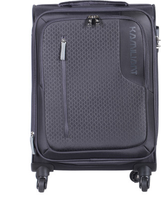 

Kamiliant Kojo Spinner Soft Trolley 57 cm (Grey) Expandable Cabin Luggage -  inch(Grey
