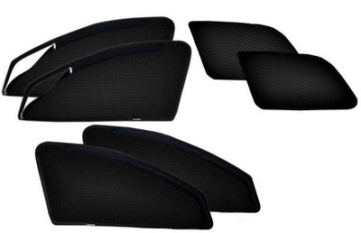 AuTO ADDiCT Side Window, Rear Window Sun Shade For Mahindra Rexton(Black)