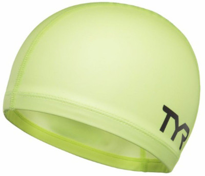 

TYR LCSLYCHV/730 Swimming Cap(Green, Pack of 1), Lime green