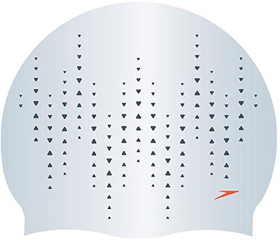 

Speedo REVERSIBLE MOULDED SILC CAP ADULT - SILVER / ORANGE Swimming Cap(Multicolor, Pack of 1)