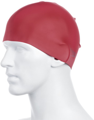 

Speedo PLAIN MOULDED SILICON CAP ADULT - RED Swimming Cap(Red, Pack of 1)
