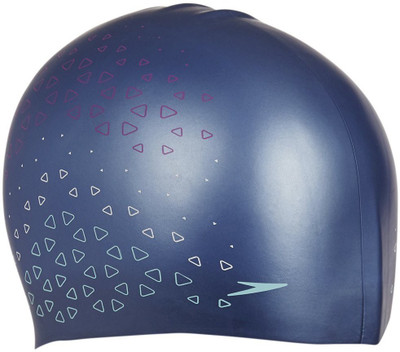 

Speedo LUNA VISION REV MOULDED SIL CAP AF - GREY / BLUE Swimming Cap(Multicolor, Pack of 1)