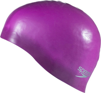 

Speedo PLAIN MOULDED SILICONE CAP ADULT - PURPLE Swimming Cap(Purple, Pack of 1)