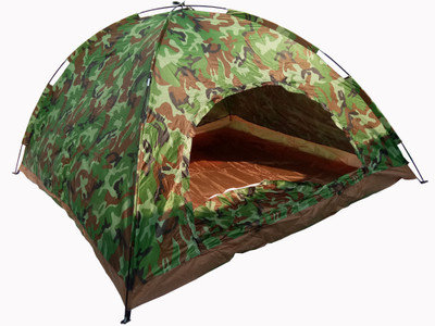 

our india bazzar camping tent Tent - For 5 parson(Brown), Brown;green