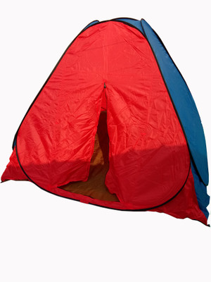 

our india bazzar camping tent Tent - For 1 parson(Silver), Blue;red