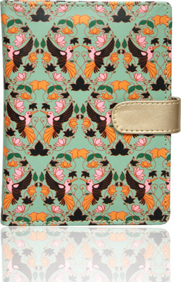 

fizza Women Blue Artificial Leather Wallet(8 Card Slots), Printed