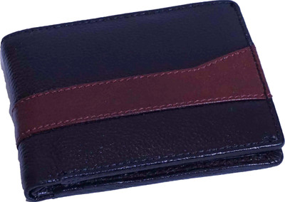 

APF COLLECTION Men Black Genuine Leather Wallet(3 Card Slots)