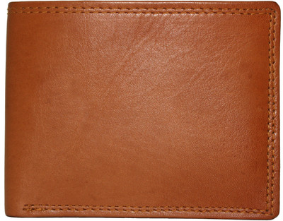 

Wildmount Men Tan Genuine Leather Wallet(7 Card Slots)