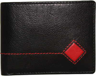 

Wildmount Boys Black Genuine Leather Wallet(7 Card Slots)
