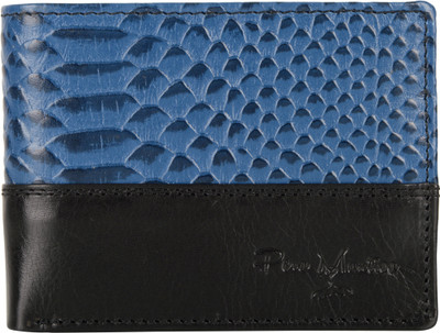 

Pera Mantica Men Black Genuine Leather Wallet(7 Card Slots), Multi-colour