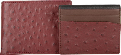 

Pera Mantica Men Maroon Genuine Leather Wallet(7 Card Slots)