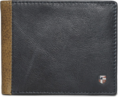 

U.S. Polo Assn Men Brown, Blue Genuine Leather Wallet(8 Card Slots), Blue;brown