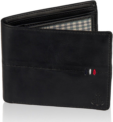 

SAM Men Brown Artificial Leather Wallet(6 Card Slots), Black