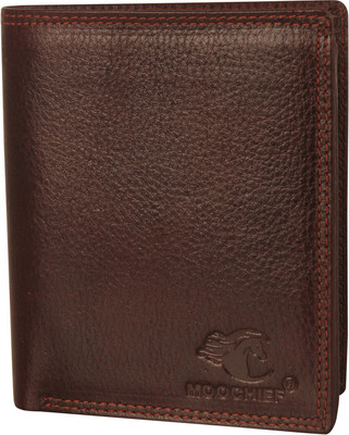 

MOOCHIEF Men Brown Genuine Leather Wallet(9 Card Slots)