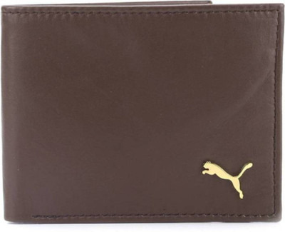 

Puma Men Casual Brown, Black Genuine Leather Wallet(4 Card Slots)