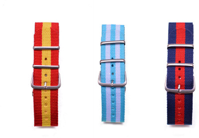 

WM Make Your Own Watch By Watch Me- NATO Multicolored Straps (ONLY Straps)-MYOW COLLECTION (All Straps in this collection-22 mm except Military Green Strap -20 mm) ch-arg-sp-bur 22 mm Nylon Watch Strap(Multicolor)
