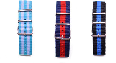 

WM Make Your Own Watch By Watch Me- NATO Multicolored Straps (ONLY Straps)-MYOW COLLECTION (All Straps in this collection-22 mm except Military Green Strap -20 mm) ch-arg-bur-bubk 22 mm Nylon Watch Strap(Multicolor)