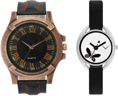 

VALENTIME VL23VT01 New Latest Stylish Designer Collection Leather Combo Couple Fancy Casual Best Offer Watch - For Men & Women