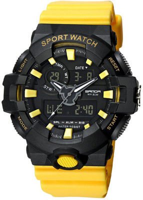 

Sanda SD-799 Yellow Infinity Shock Watch - For Men
