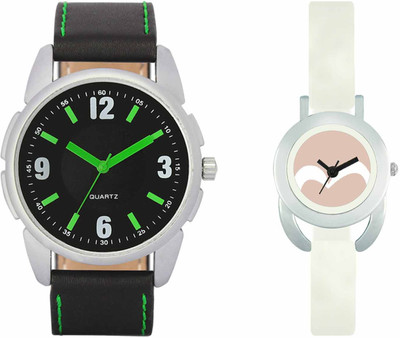 VALENTIME VL26VT20 New Latest Stylish Designer Collection Leather Combo Couple Fancy Casual Best Offer Watch - For Men & Women