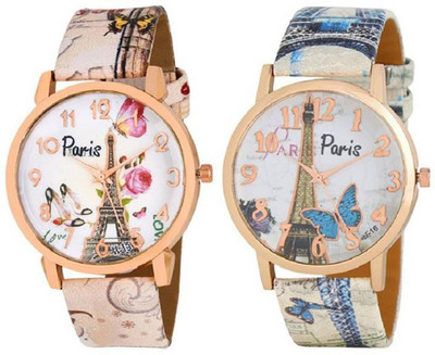 

Shloky Paris Tower Combo Watch - For Women