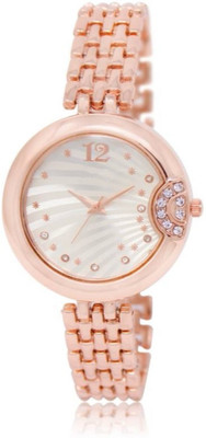 

victance Lr228- rose gold dial with diamond studded girls bracelet watch Watch - For Women