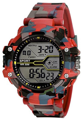 

Emartos Army Red Color Sports Watch For Boys Watch - For Men