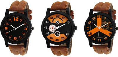 

Montres New Stylish And Attractive MO-70026 Set Of 3 For Men Watch - For Boys