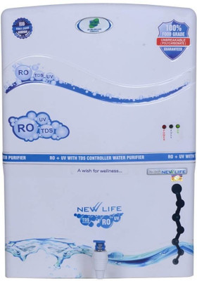 HITECH NEWLIFE 8 RO + UV +UF Water Purifier(White)