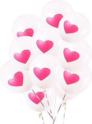 

PARTY PROPZ Printed EART PRINTED LATEX BALLON 10PCS/ VALENTINES DAY DECORATION BALLOON/ CHRISTMAS DECORATION BALLOON Balloon(Multicolor, Pack of 10)