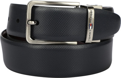 

Tommy Hilfiger Men Blue Genuine Leather Reversible Belt, Navy / wine